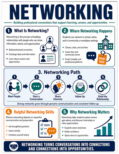 Networking I High School I Infographic