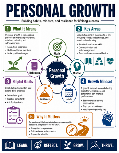 Personal Growth I High School I Infographic
