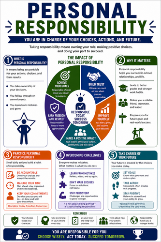 Personal Responsibility I High School I Infographic
