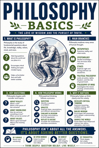 Philosophy Basics I High School I Infographic