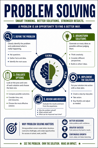 Problem Solving I High School I Infographic