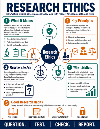 Research Ethics I High School I Infographic