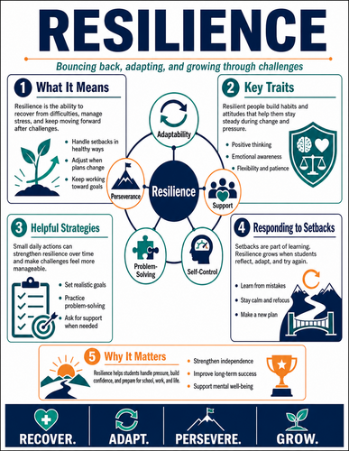 Resilience I High School I Infographic