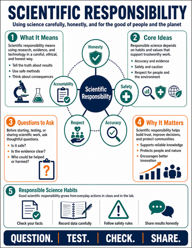 Scientific Responsibility I High School I Infographic