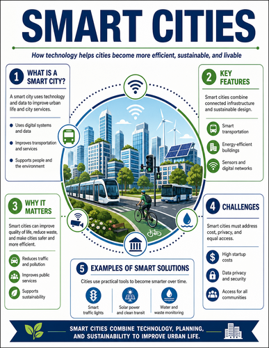 Smart Cities I High School I Infographic