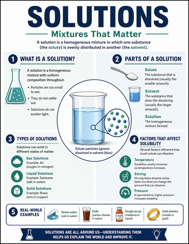 Solutions I High School I Infographic