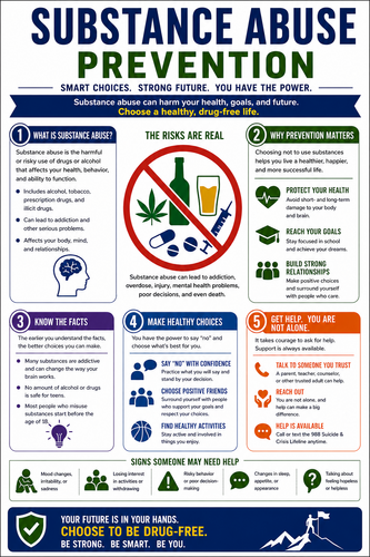 Substance Abuse Prevention I High School I Infographic
