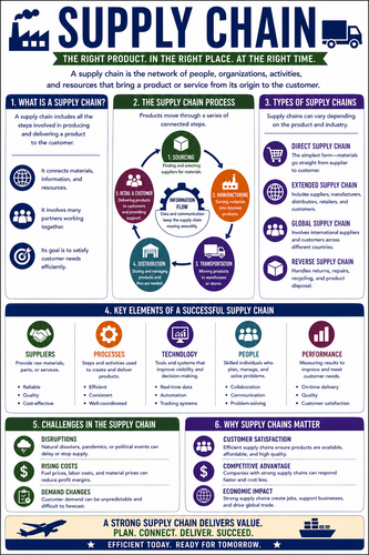 Supply Chain I High School I Infographic