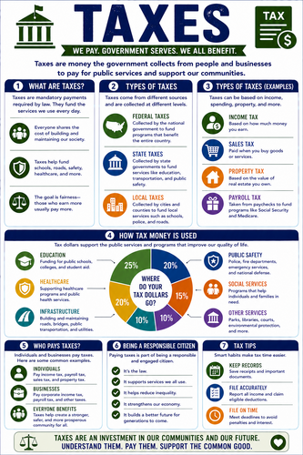 Taxes I High School I Infographic