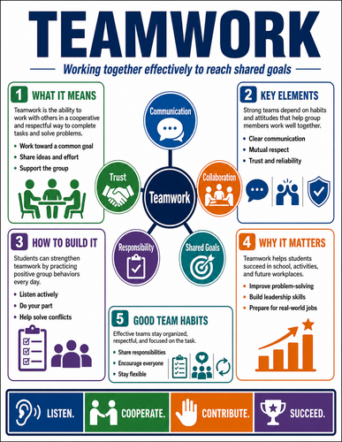 Teamwork I High School I Infographic