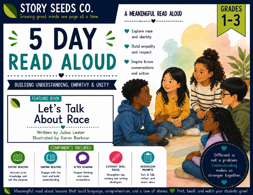 Let’s Talk About Race | 5-Day Read-Aloud Unit | Grades 1–3