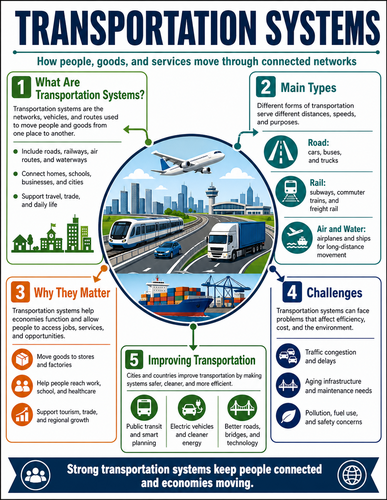 Transportation Systems I High School I Infographic