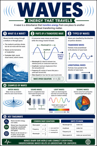Waves I High School I Infographic