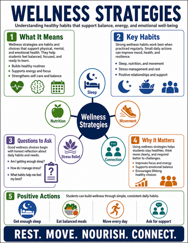 Wellness Strategies I High School I Infographic
