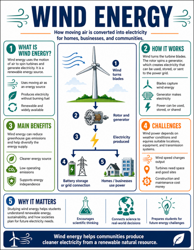 Wind Energy I High School I Infographic