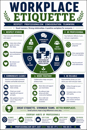 Workplace Etiquette I High School I Infographic