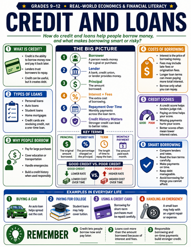 Credit and Loans I Infographic