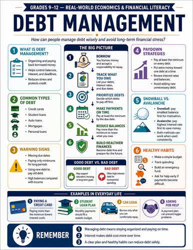 Debt Management I Infographic