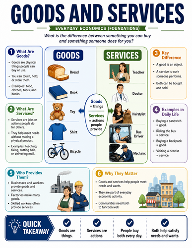 Goods and Services I Infographic