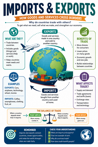 Imports & Exports I Infographic