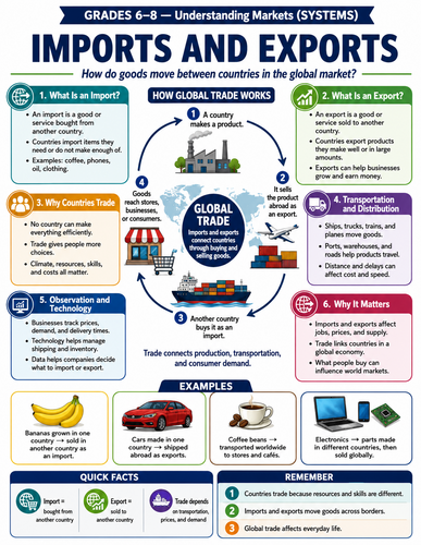 Imports and Exports I Infographic