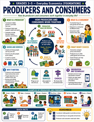 Producers and Consumers I Infographic