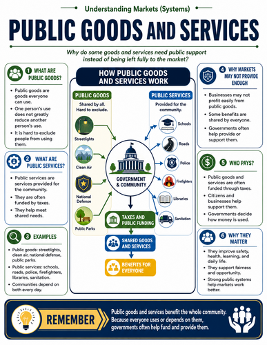Public Goods and Services I Infographic