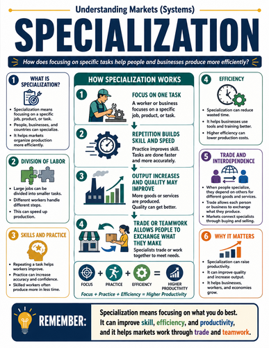 Specialization I Infographic