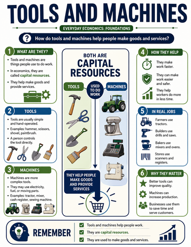 Tools and Machines I Infographic