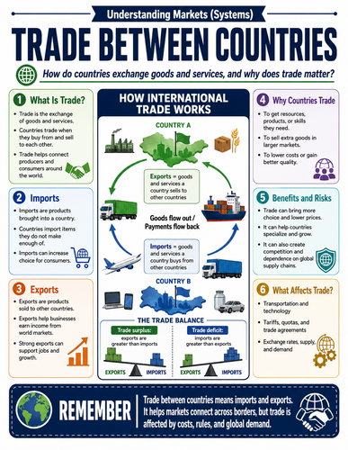 Trade Between Countries I Infographic