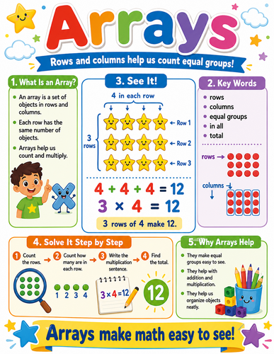 Arrays I Elementary School I Infographic