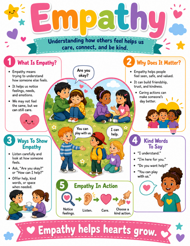 Empathy I Elementary School I Infographic