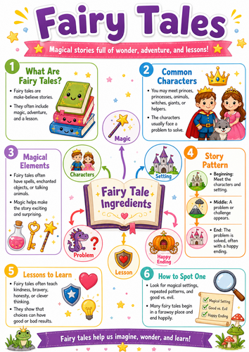 Fairy Tales I Elementary School I Infographic