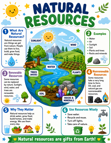 Natural Resources I Elementary School I Infographic