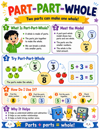 Part-Part-Whole I Elementary School I Infographic