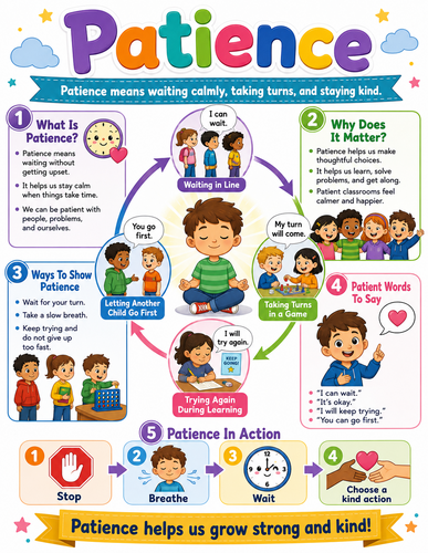 Patience I Elementary School I Infographic