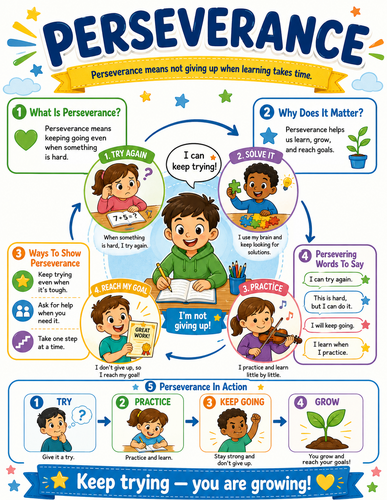 Perseverance I Elementary School I Infographic