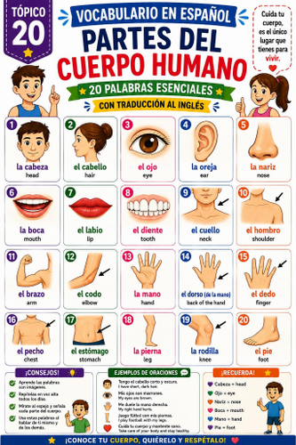 SPANISH BODY PARTS