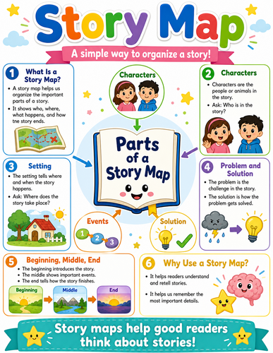 Story Map I Elementary School I Infographic