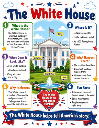 The White House I Elementary School I Infographic