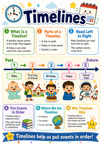 Timelines I Elementary School I Infographic