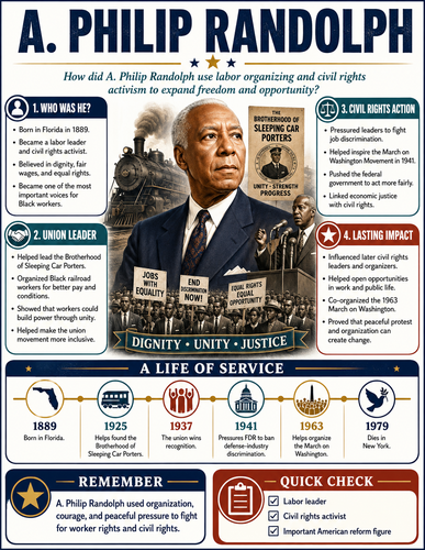A. Philip Randolph I Infographic