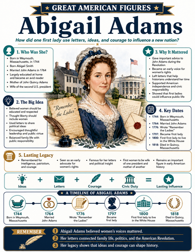 Abigail Adams I Infographic