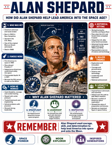 Alan Shepard I Infographic
