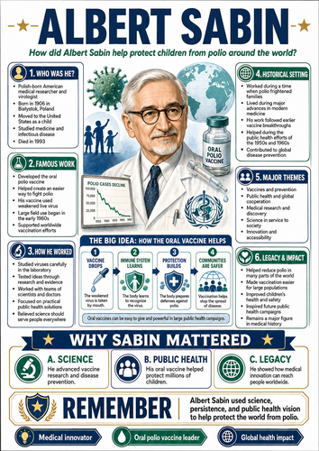 Albert Sabin I Infographic