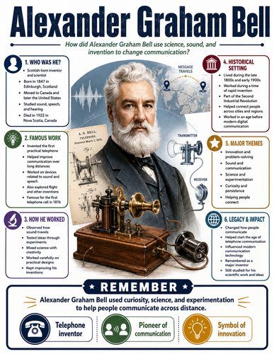 Alexander Graham Bell I Infographic