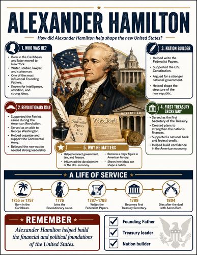Alexander Hamilton I Infographic