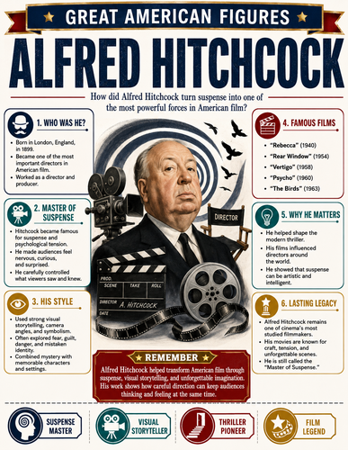 Alfred Hitchcock I Infographic