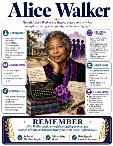 Alice Walker I Infographic