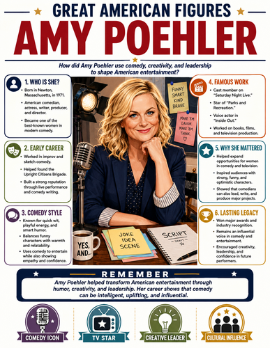 Amy Poehler I Infographic